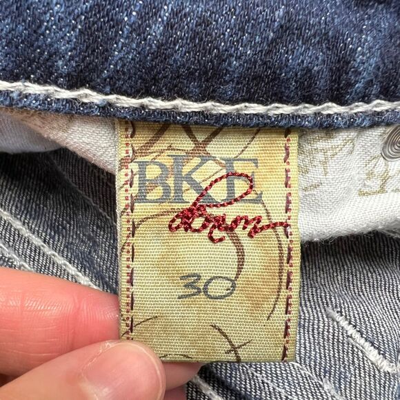 BKE Womens Culture Fit Denim Stretch Crop Capri Pants Jeans Size 30 - Picture 10 of 11